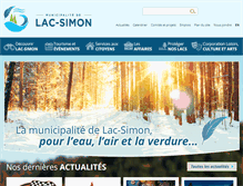 Tablet Screenshot of lac-simon.net